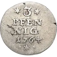 3 Pfennig - Christian Günther III