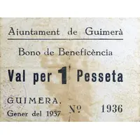 1 Peseta Guimerà