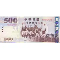 500 Yuan Central Bank, with holographic strip