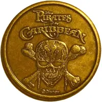 Medal - Pirates of the Caribbean Skeleton Pirate