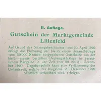 20 Heller Lilienfeld, Green isue