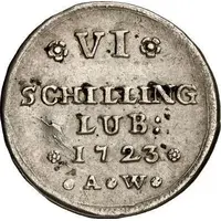 6 Schilling - Christian August