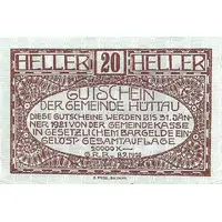 20 Heller Hüttau
