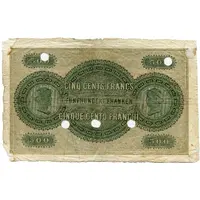 500 Francs Neuchâtel Cantonal Bank