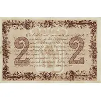 2 Francs - Chambre de Commerce de Chateauroux 36