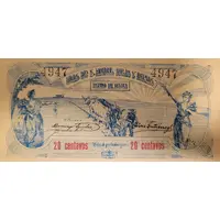 20 Centavos Hdas. de S. Miguel Solis y Anexas