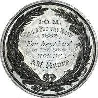 Medal Isle of Man Dog and Poultry Show