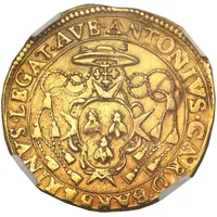 Quadruple Gold Ecu - Urban VIII Anthony Barberini Legate