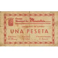 1 Peseta Montalbán