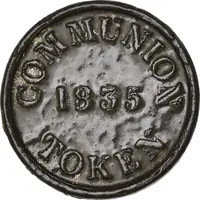 Communion token Scottish Church, Douglas