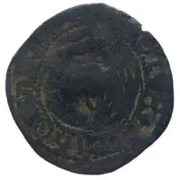 4 Maravedis - Philip III /Philip IV Countermark, oval palm leaf