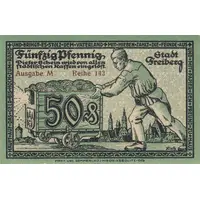 50 Pfennig with Ausgabe and Reihe