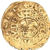 Bezant 'Saracen' - Anonymous Crusader imitation - 4th type Agnus Dei - Acre