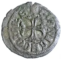 Denaro - Azzo Visconti Inscription