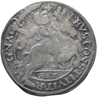 6 Stuivers `Snaphaanschelling` Knight right, DEVS CONSTITVIT