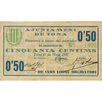 50 Céntimos Tona