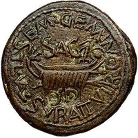 As - Tiberius L SEMP GEMINO L VAL SVRA II VIR