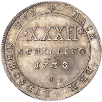 32 Schilling - George II August