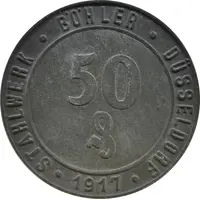 50 Pfennig - Düsseldorf Stahlwerk Böhler