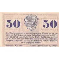 50 Heller Weyer