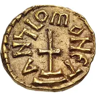 Tremissis - Moneyer Anglus II Quentovic mint