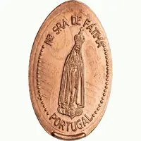 Elongated coin - Nª Sra de Fátima
