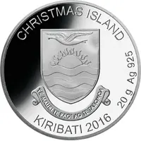 1 Dollar Christmas Island - Rudolph