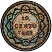 10 Cents - Victoria Pattern