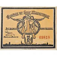 25 Pfennigs Zuckermarke