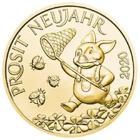 New Year Lucky Token Prosit Neujahr
