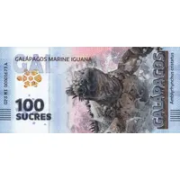100 Sucres - Galápagos Marine Iguana