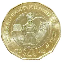 20 Pesos First Villa of Colima