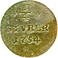 1/4 Stüber - Charles William Frederick