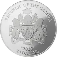 20 Dalasis Buffalos silver coin