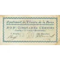 50 Céntimos Vilanova de la Barca