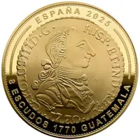 400 Euro 8 Escudos 1770 Guatemala
