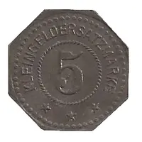 5 Pfennig - Dresden Deutsche Wäschereiwerke