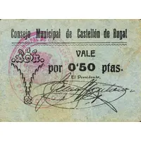 0.50 Pesetas Castellón de Rugat