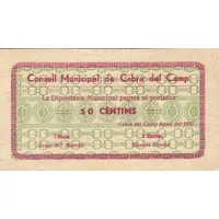 50 Céntimos Cabra del Camp