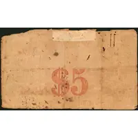 5 Dollars Bank of St. Thomas