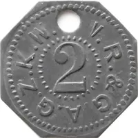 2 Pfennig - Klein-Wanzleben Z.K.W.v.R. and G. A.G.