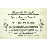 100 Pesetas Tarancón