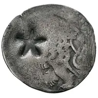 1 Prague Groschen Counterstamped