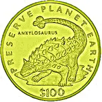 100 Dollars Ankylosaurus