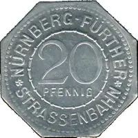 20 Pfennig - Berolzheimerianum Nürnberg-Fürth
