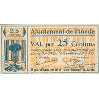 25 Céntimos Pineda