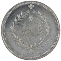 10 Réis - Carlos I Pattern