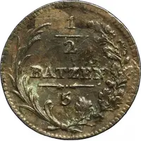 1/2 Batzen / 5 Rappen