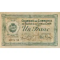 1 Franc Chambre de Commerce de Blois & de Loir-et-Cher
