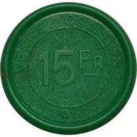 15 francs - Verre consigne MFA